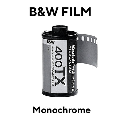 B&W Film Develop + Scan [35mm & 120]