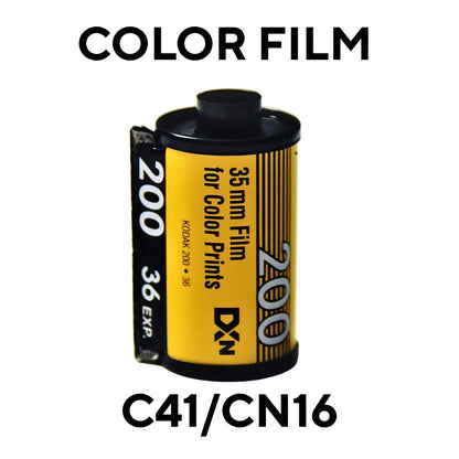 Color Film Develop + Scan [35mm & 120]